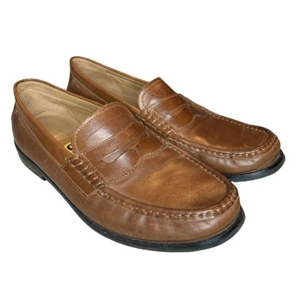 Cole Haan Pinch Maine Classics Mens 9M‎ Brown Leather Penny Loafers